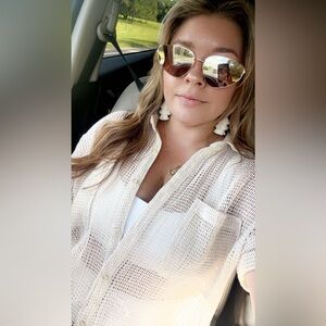 Button up Netted shirt